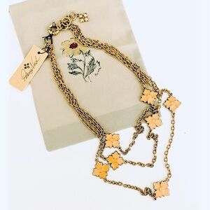 PATRICIA NASH Floret Enamel Station Necklace